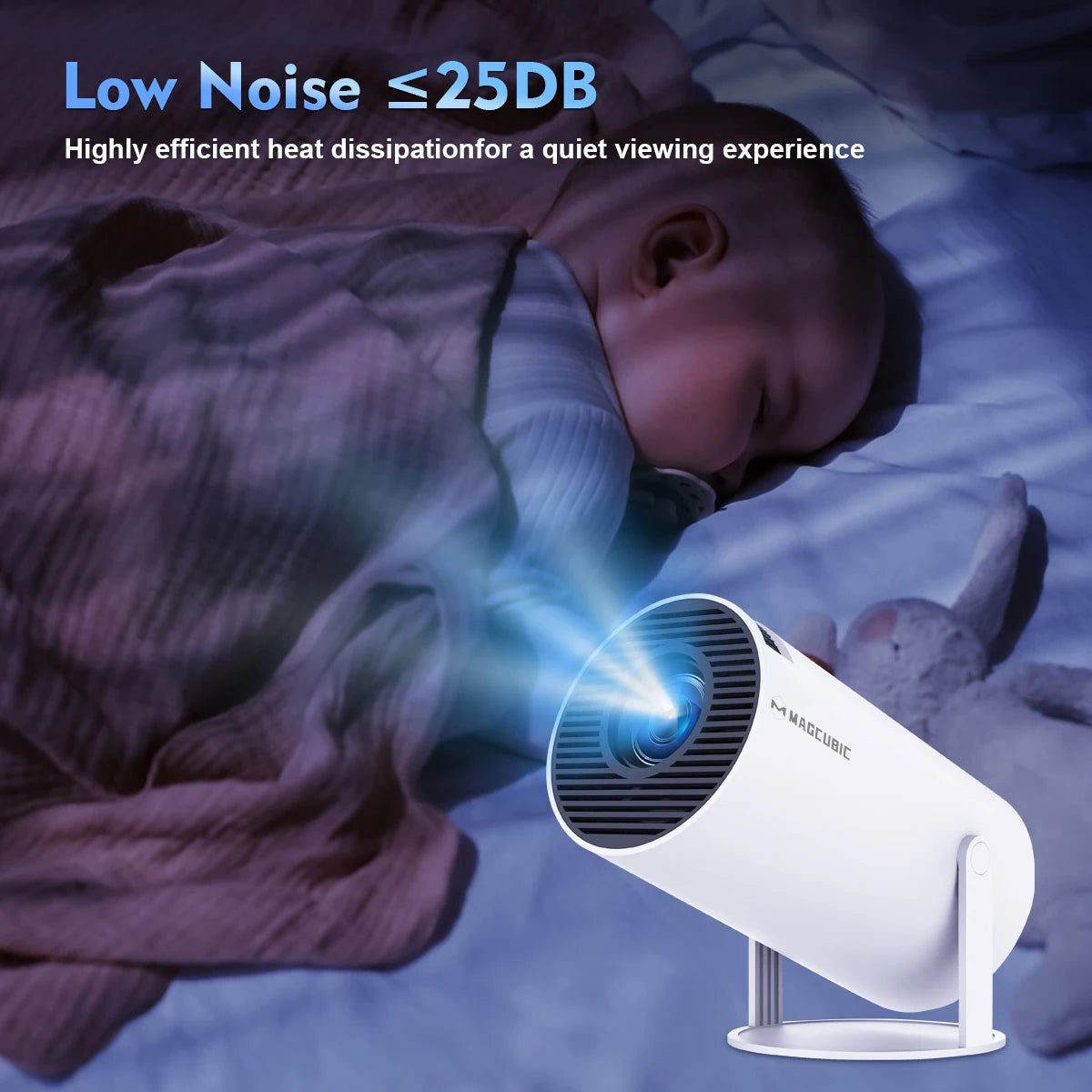 Magcubic HY300 Pro 4K Smart Projector – Android 11, 260 ANSI, Dual WiFi, BT 5.0