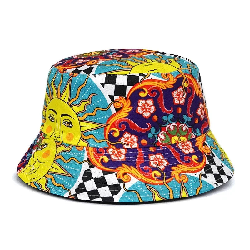 Outfits 2025👕Summer Sun Protection Bucket Hat – Unisex Panama Cap, Hip Hop Style for Men & Women (2025)