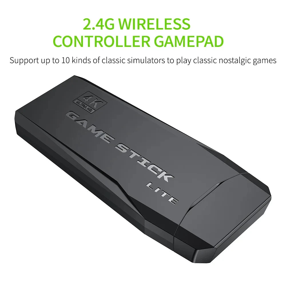 4K Game Console – Experience Over 10,000 Classic Games on One Device!