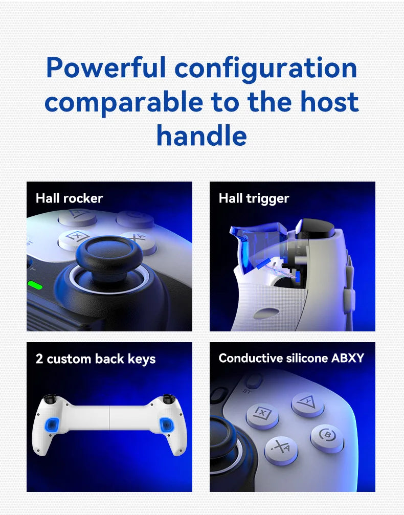 BSP D9 Wireless Handle For Switch Game Bluetooth Stretching Joystick For PS3 PS4 Android IOS Gamepad