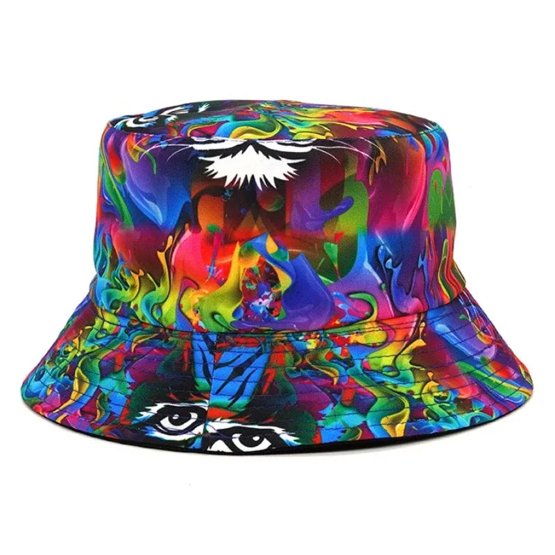 Outfits 2025👕Summer Sun Protection Bucket Hat – Unisex Panama Cap, Hip Hop Style for Men & Women (2025)