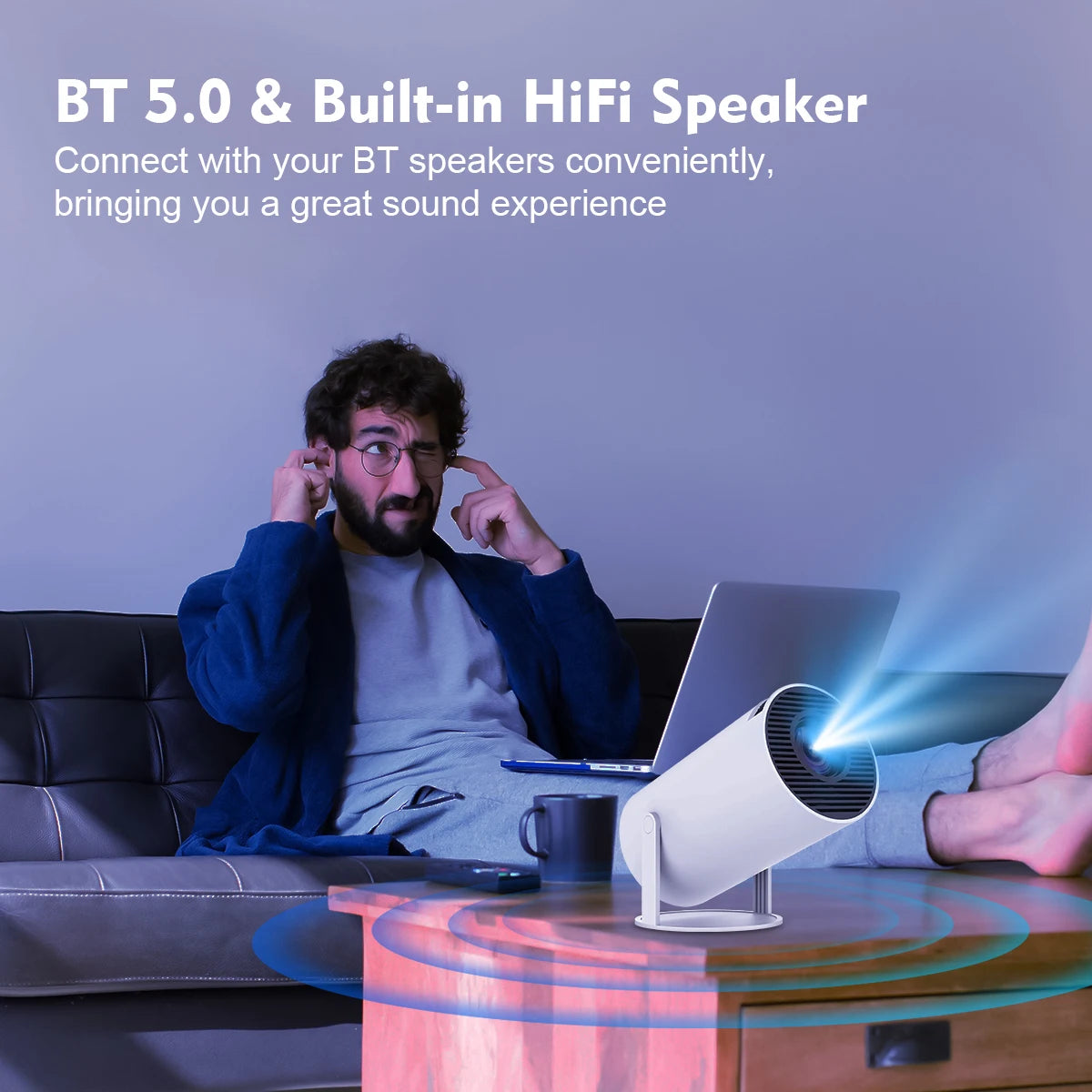 Magcubic HY300 Pro 4K Smart Projector – Android 11, 260 ANSI, Dual WiFi, BT 5.0