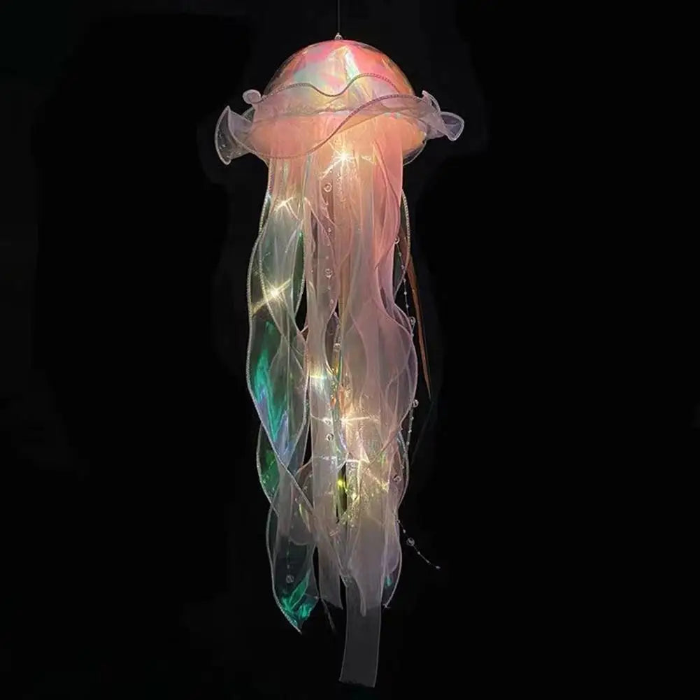 Giftđ5pcs Jellyfish Bedroom Light Lamp â Ribbon Bead Light for Childrenâs Room Decor