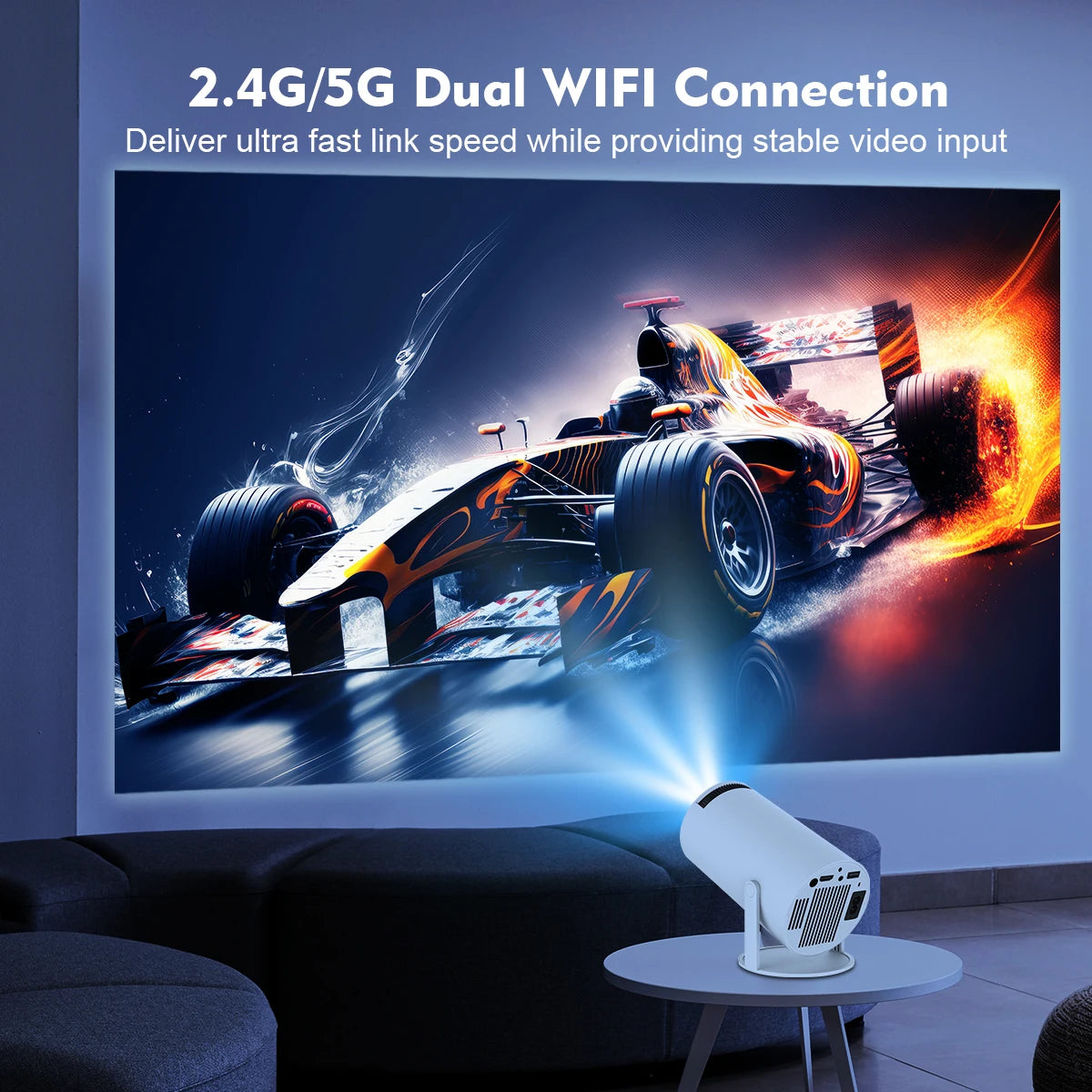 Magcubic HY300 Pro 4K Smart Projector – Android 11, 260 ANSI, Dual WiFi, BT 5.0