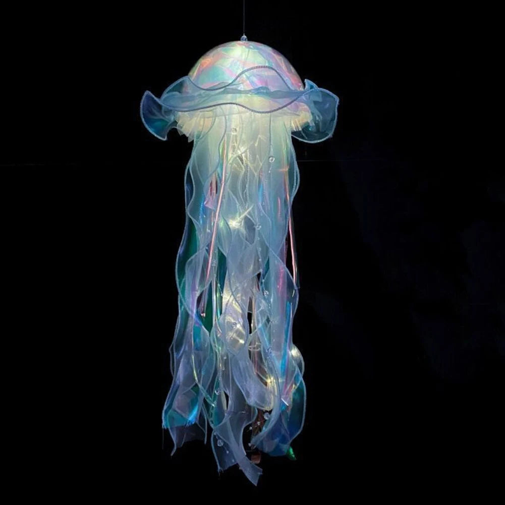 Giftđ5pcs Jellyfish Bedroom Light Lamp â Ribbon Bead Light for Childrenâs Room Decor