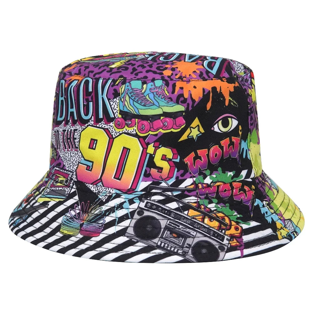 Outfits 2025👕Summer Sun Protection Bucket Hat – Unisex Panama Cap, Hip Hop Style for Men & Women (2025)
