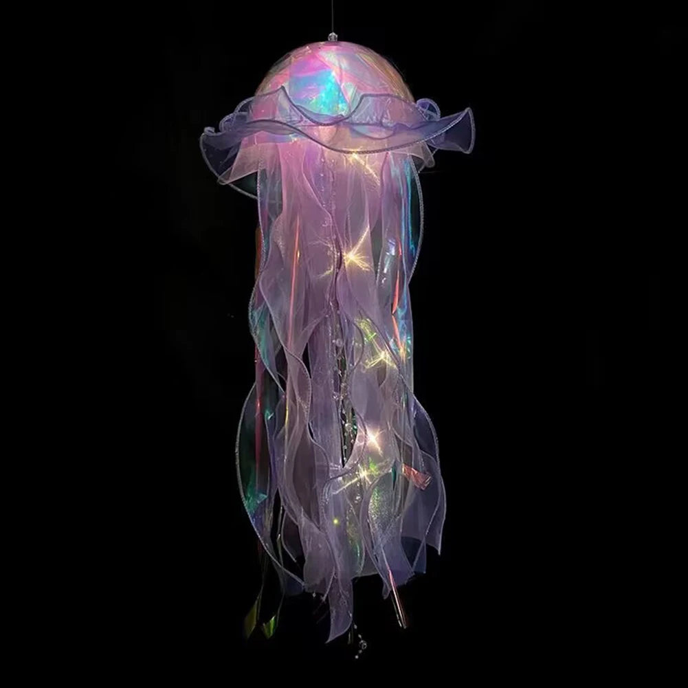 Giftđ5pcs Jellyfish Bedroom Light Lamp â Ribbon Bead Light for Childrenâs Room Decor