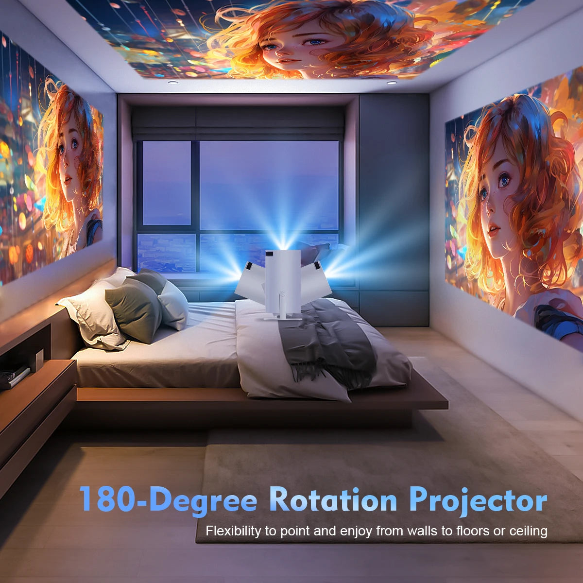 Magcubic HY300 Pro 4K Smart Projector – Android 11, 260 ANSI, Dual WiFi, BT 5.0