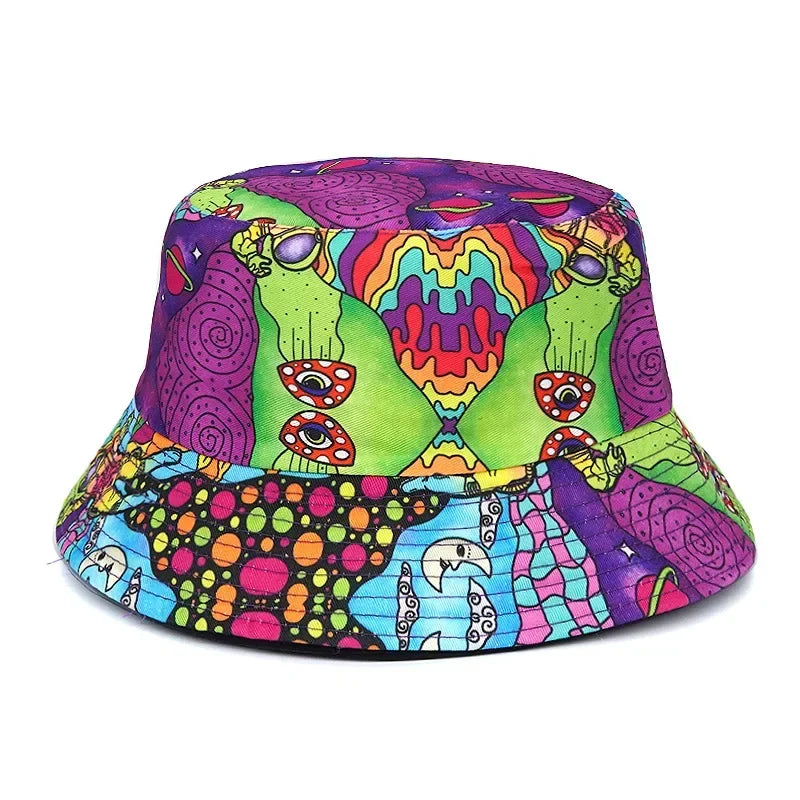 Outfits 2025👕Summer Sun Protection Bucket Hat – Unisex Panama Cap, Hip Hop Style for Men & Women (2025)