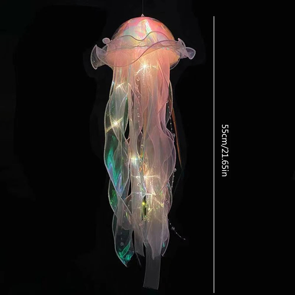 Giftđ5pcs Jellyfish Bedroom Light Lamp â Ribbon Bead Light for Childrenâs Room Decor