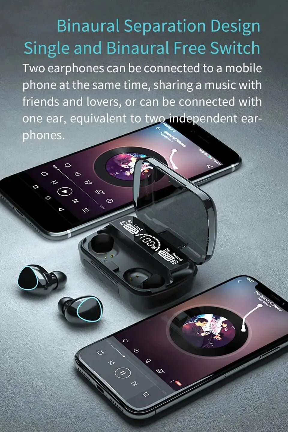 Hot sale 60% today🎁 Ultra-light waterproof wireless headphones