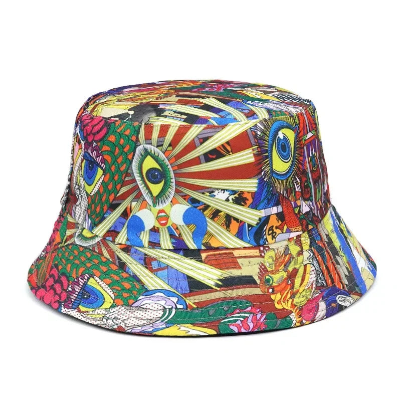 Outfits 2025👕Summer Sun Protection Bucket Hat – Unisex Panama Cap, Hip Hop Style for Men & Women (2025)