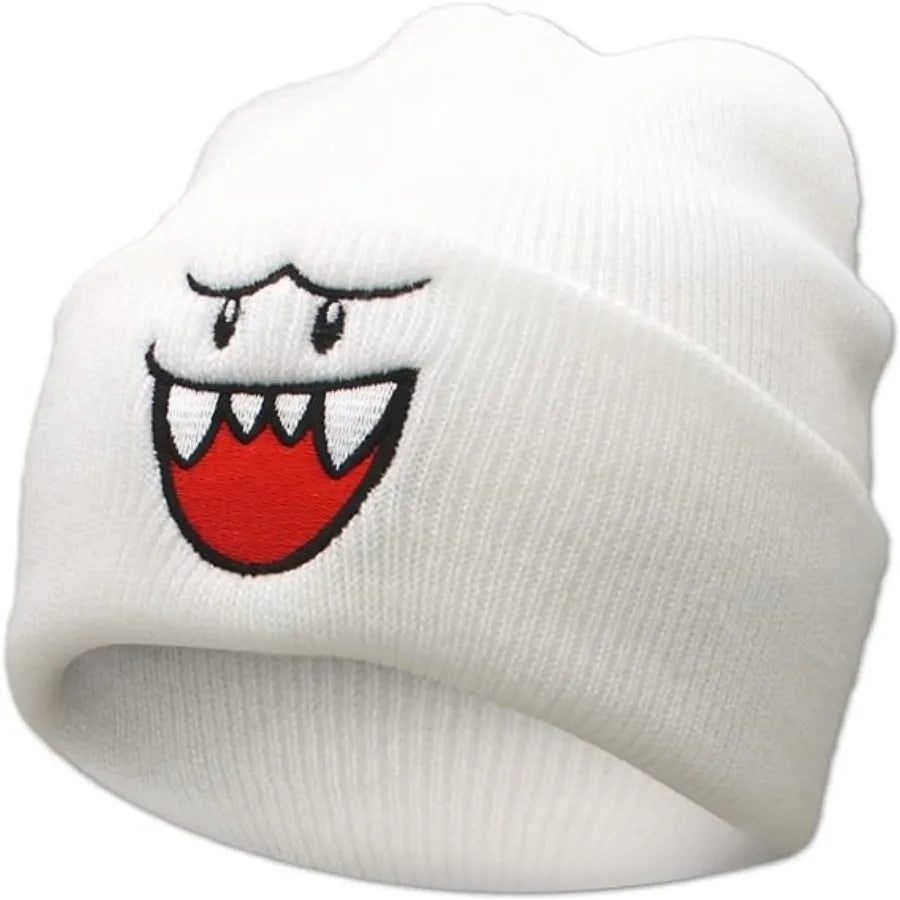 Outfits 2025👒Cozy Happy Face Embroidered Knitted Hat – Cute & Warm Winter Beanie for Men & Women (2025)
