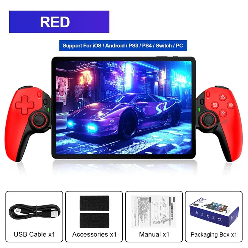BSP D9 Wireless Handle For Switch Game Bluetooth Stretching Joystick For PS3 PS4 Android IOS Gamepad