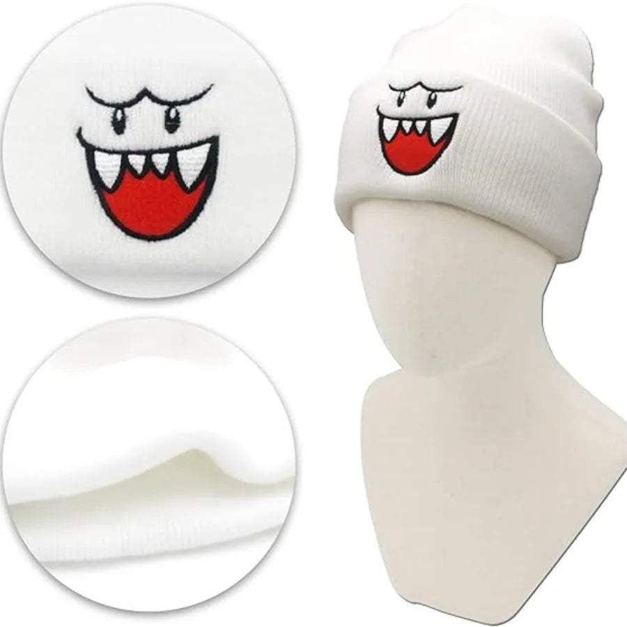 Outfits 2025👒Cozy Happy Face Embroidered Knitted Hat – Cute & Warm Winter Beanie for Men & Women (2025)