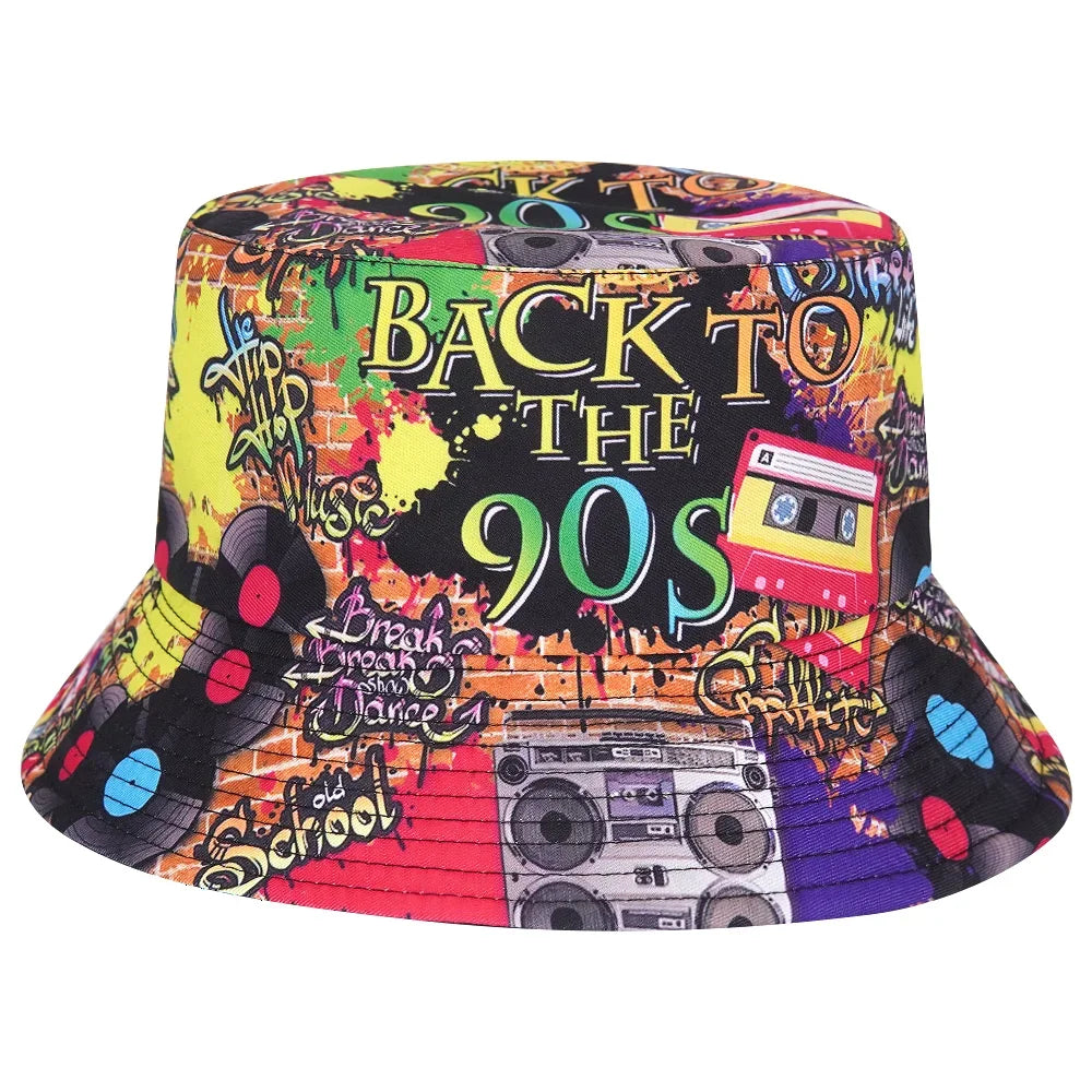 Outfits 2025👕Summer Sun Protection Bucket Hat – Unisex Panama Cap, Hip Hop Style for Men & Women (2025)