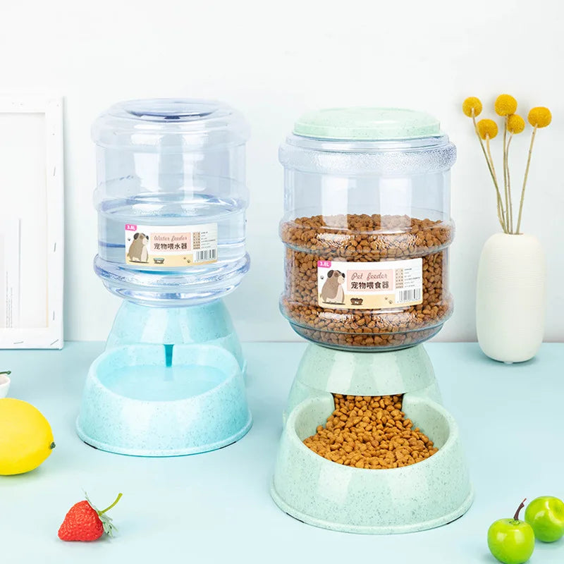 Pet Feeder & Water Dispenser for Small Dogs & Cats – Large Capacity