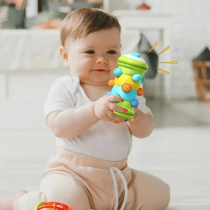 Baby Crawling Roller Toy – Infant Tummy Time Roller, Montessori Sensory Development Toy (0-12 Months)