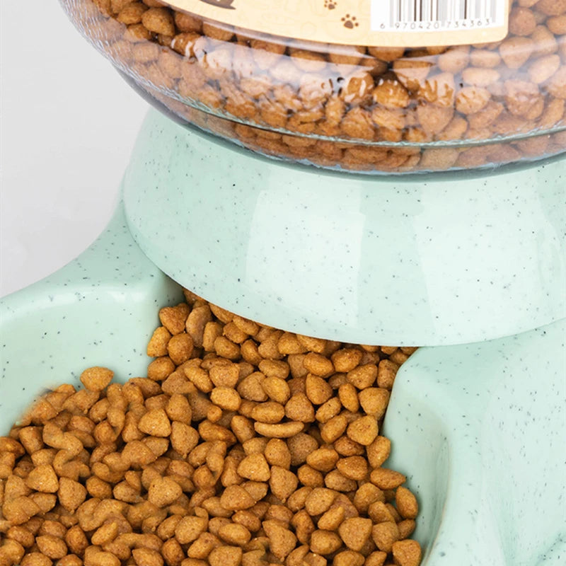 Pet Feeder & Water Dispenser for Small Dogs & Cats – Large Capacity