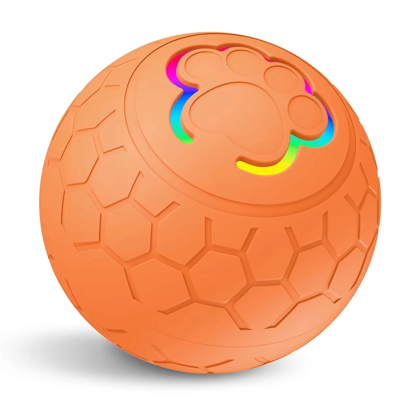 USB Smart Rolling Pet Toy Ball with RGB Lights – For Dogs & Cats