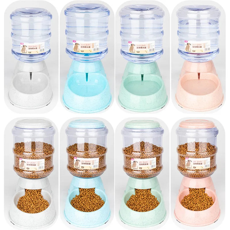Pet Feeder & Water Dispenser for Small Dogs & Cats – Large Capacity