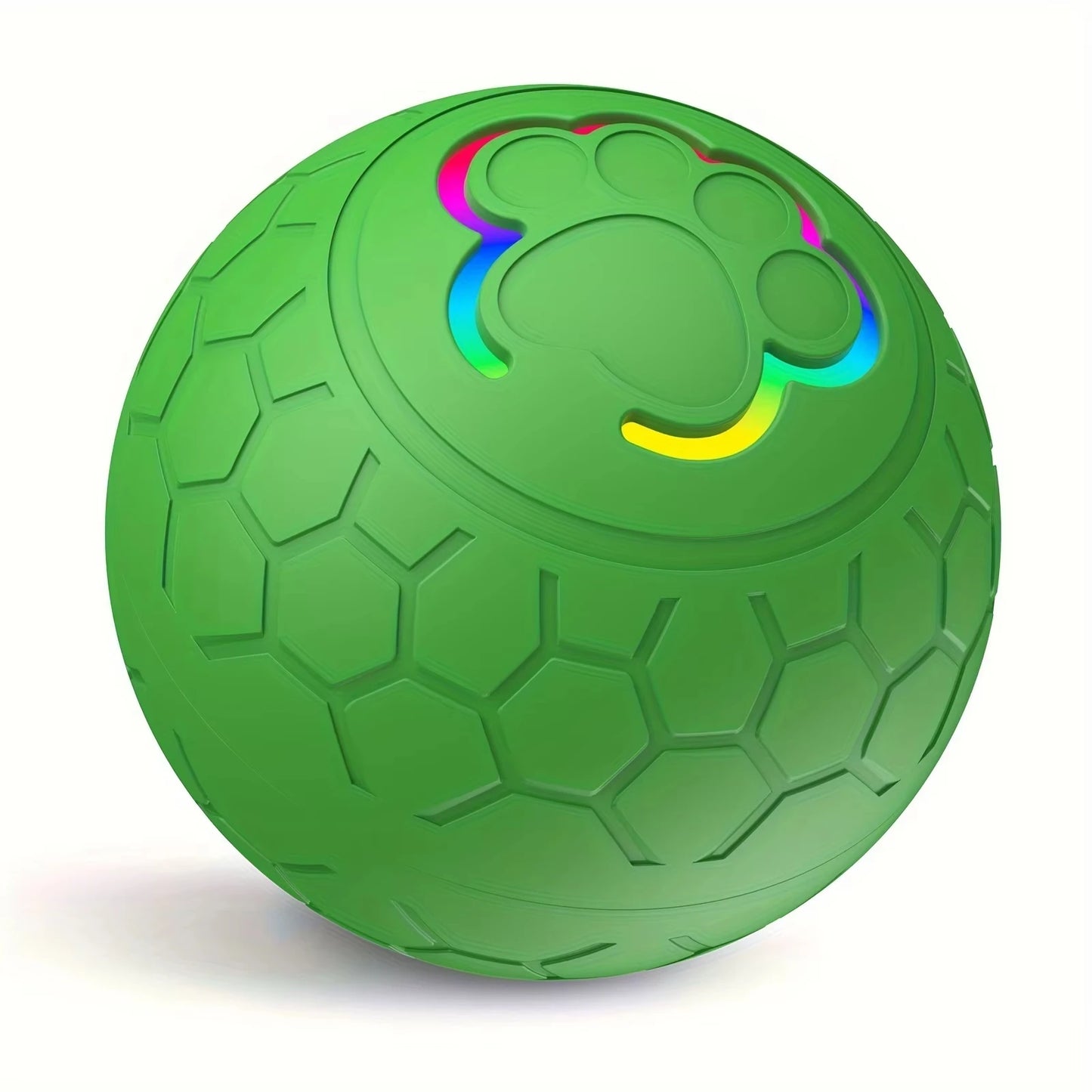 USB Smart Rolling Pet Toy Ball with RGB Lights – For Dogs & Cats