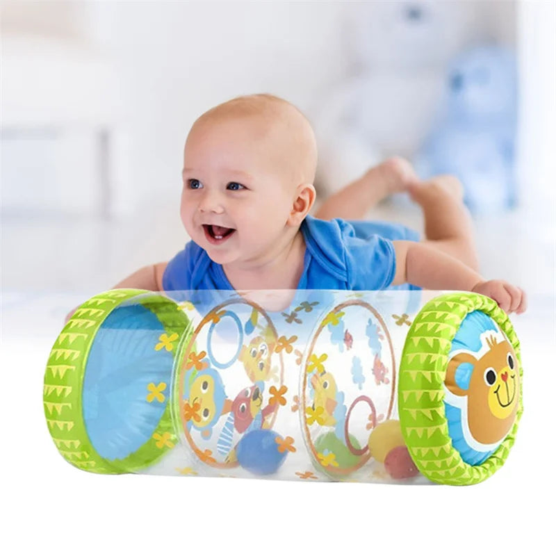 Baby Crawling Roller Toy – Infant Tummy Time Roller, Montessori Sensory Development Toy (0-12 Months)