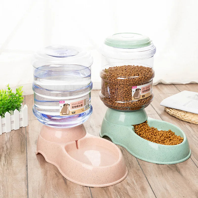 Pet Feeder & Water Dispenser for Small Dogs & Cats – Large Capacity