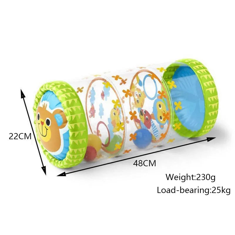 Baby Crawling Roller Toy – Infant Tummy Time Roller, Montessori Sensory Development Toy (0-12 Months)