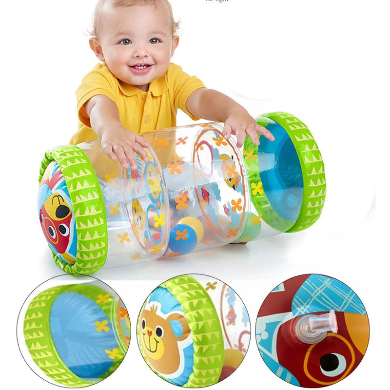 Baby Crawling Roller Toy – Infant Tummy Time Roller, Montessori Sensory Development Toy (0-12 Months)